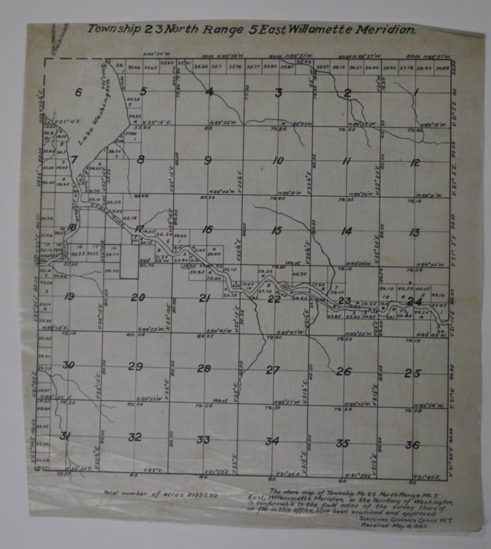 Renton Washington Township Map Circa S Kroll Antique Maps