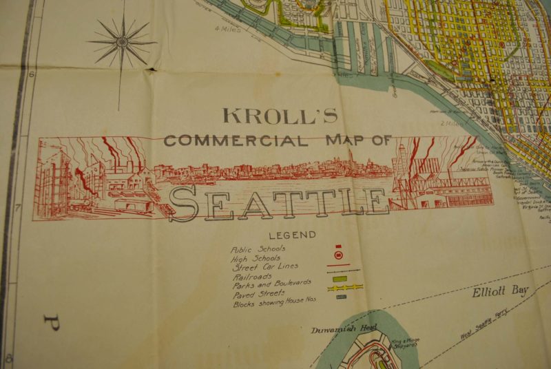 Seattle, Washington 1920 – Kroll Antique Maps