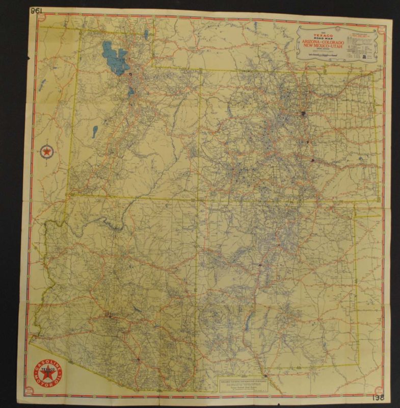 Southwestern United States 1933 - Kroll Antique Maps