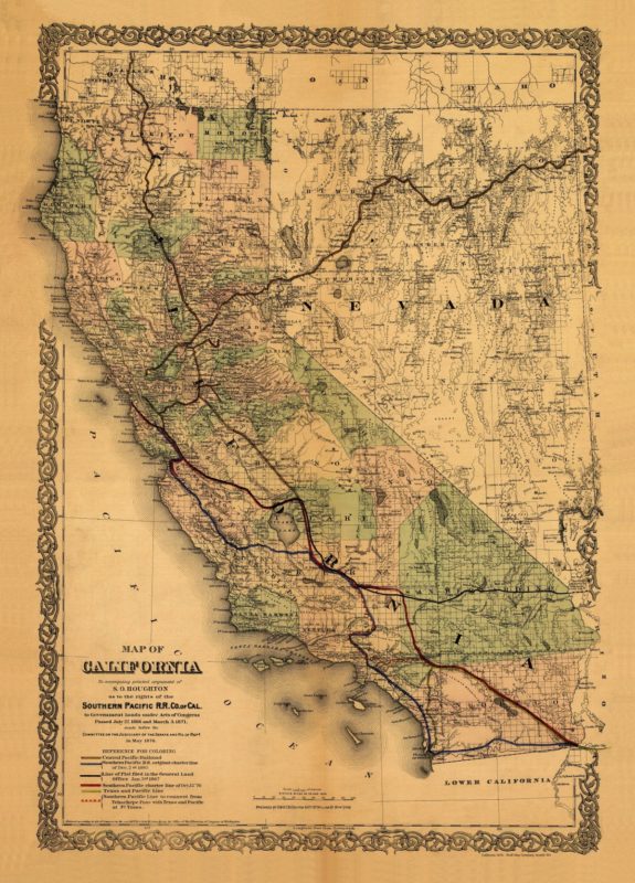 California 1876 – Kroll Antique Maps