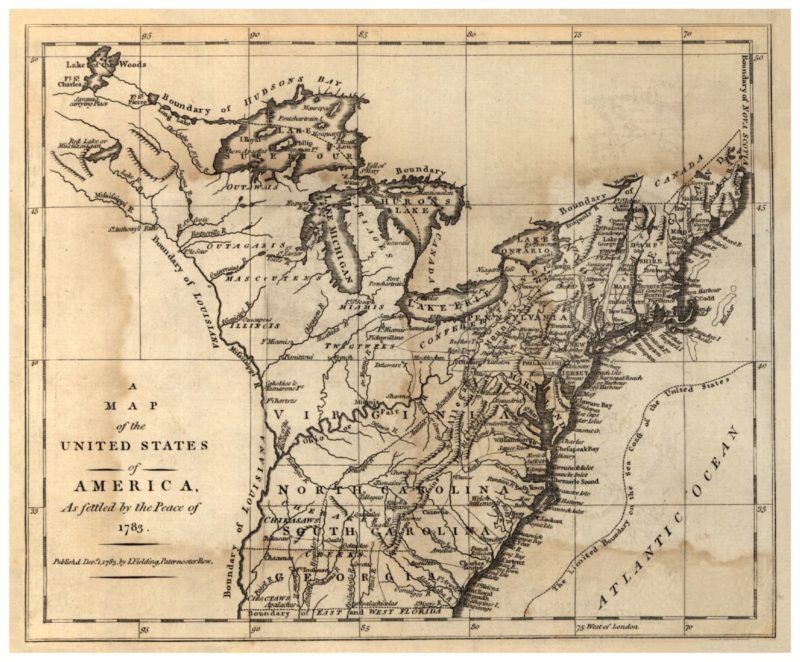 United States 1783 - Kroll Antique Maps